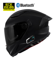 Bluetooth Darkknight Panther Matt Black 9X Solo Aurinko Mc Kypää
