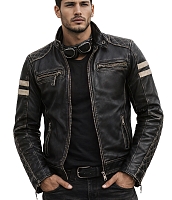 Riverdale Retro Ce Premium Mp Nahkatakki Mcv