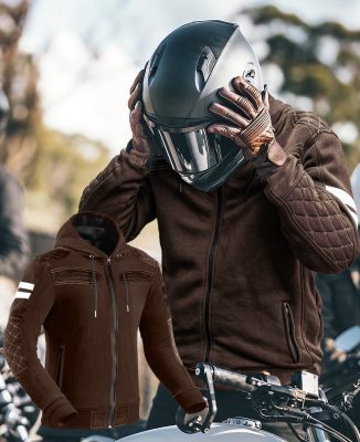 Premium Rivalbrown Ce 17092:2020 Vedenpitävä Mc-Huppa Mcv