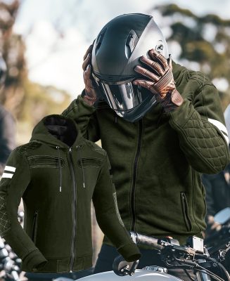 Premium Rivalarmygreen Ce 17092:2020 Vedenpitävä Mc-Huppa Mcv