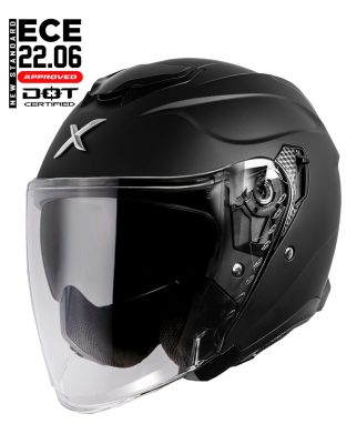 Stealthpilot Axor Jet Sv Black Matt Ece22-06 Jet Mc Kypärä Mcv