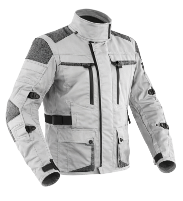 Premium Dynatech Grey Kevlar 17092:2020 Vedenpitävä Mc Kaikkisäätakki