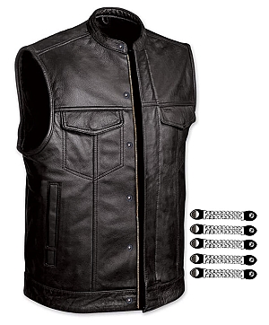 Premium Classico Fullbody Dual Zip / Ketjuliivi Nahka Liivi