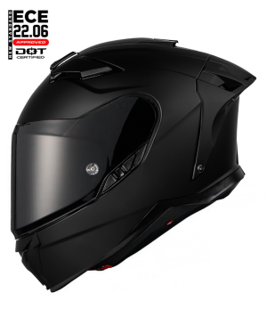 Darkrider Echo Sv 22-06 Matt Black Aurinkovisiiri Mp Kypärä Mcv