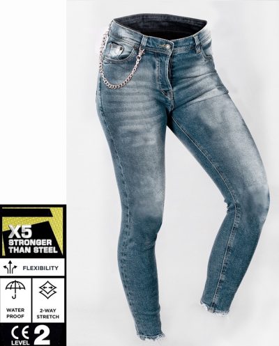 Lady V2 Cruiser Wp Retro Blue Ce 17092A Bobber Mc Jeans