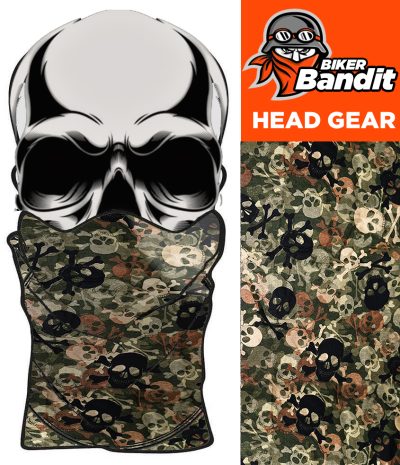 Skull Forest Bandanna Kaula Tube Kaulan Lämpötila Balaclava