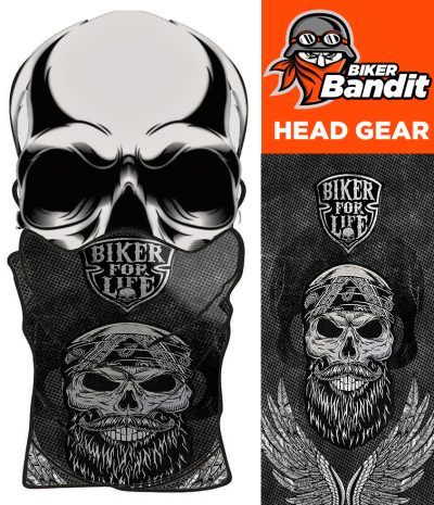 Biker For Life Bandanna Kaula Tube Kaulan Lämpötila Balaclava
