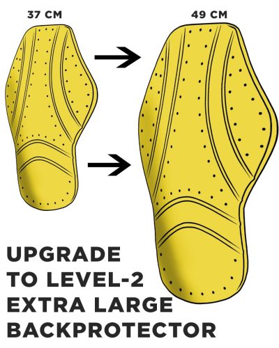 Päivitys Erittäin Pehmeä Ce-Taso 2 Suojaus + Suuriin Peittäviin Selkäsuojauksi 37 Cm - 48 Cm Ce Level-2