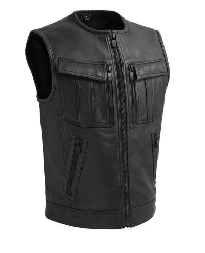 Premium Armor Fullbody Dual Zip Liivi Nahka Liivi Ds1