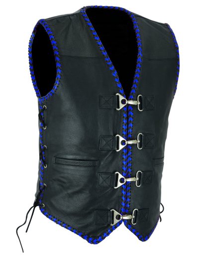 Anarcho Club Bluerib Vest Nahkaliivi
