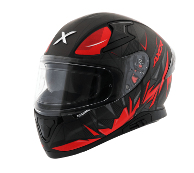 Hunter Semi Matt Black Red Aurinkovisiiri Pinlock Mp Kypärä - Mcv