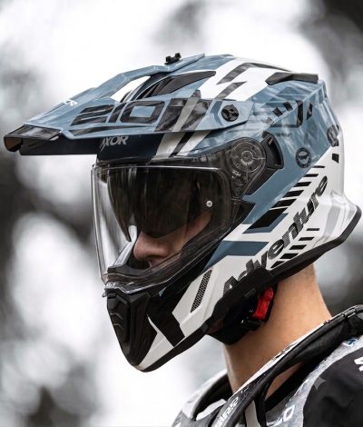 Adventure Xcross Dualvisor Speedometer White Grey Ece 22-06 Mp Kypää
