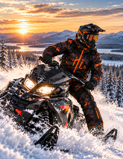 Premium Ignition Dark Yleinen Atv/Lumikelkka Ce Kaikki Sää