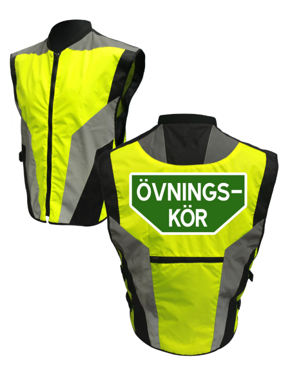 Reflexväst Grön För Övningskörning Med Mc Tsfs 2010:81