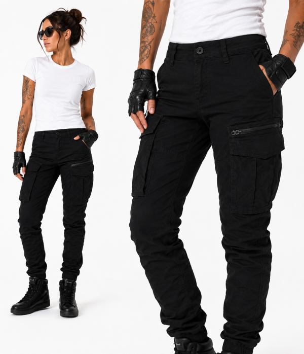 Lady Streetcargo Ce-Aa Vettä Hylkivät Kevlar Moottoripyörähousut