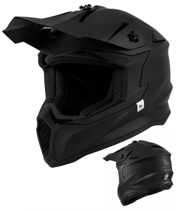 Mt Sniper Matt Black Motocross Cross Kypärä 