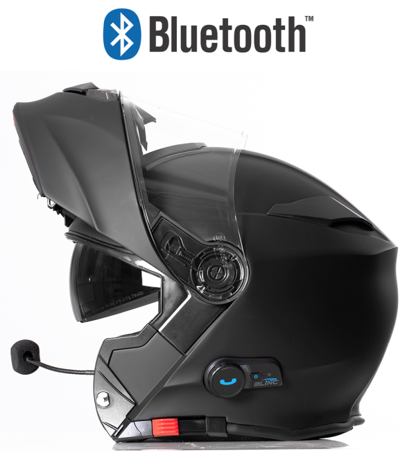 Blinc Bluetooth Matta Musta Rs983 Stereo Mc Kypärä