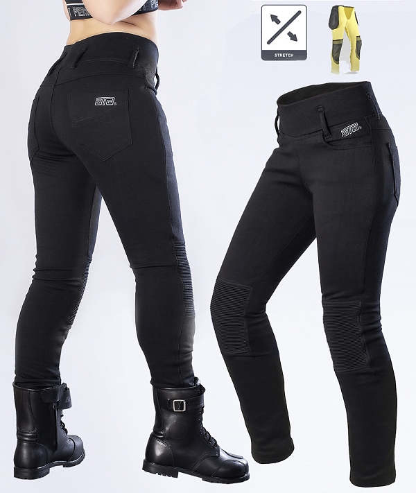 Lady Leggings Biker Kevlar Ce 17092 Mc Pants Mcv