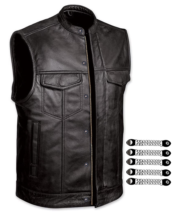 Premium Classico Fullbody Dual Zip / Ketjuliivi Nahka Liivi