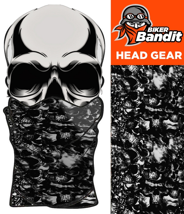 Skull Camo Bandanna Kaula Tube Kaulan Lämpötila Balaclava