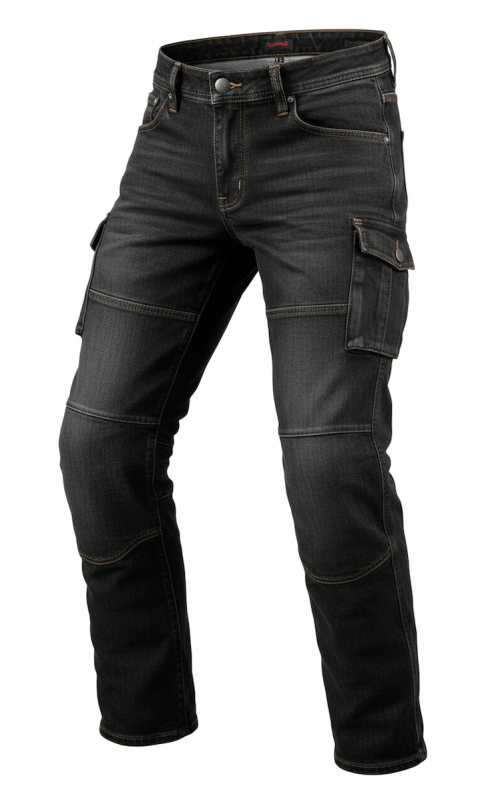 Kevlar Cargo Jeans Harmaa - Lyhyt Sääre Aa Stretch Unisex Mc Farkut - Mcv