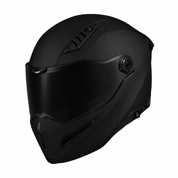 Ghost Dark Aero Edition 22-06 Matt Black Avattava Mp-Kypärä