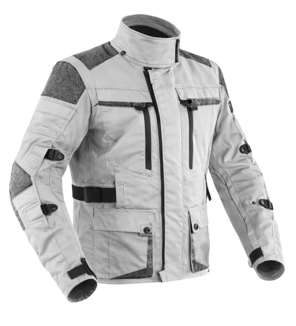 Premium Dynatech Grey Kevlar 17092:2020 Vedenpitävä Mc Kaikkisäätakki