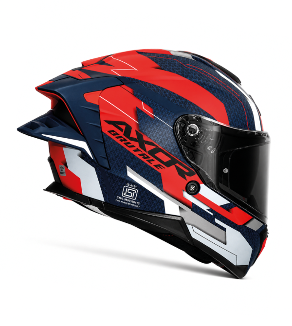 Brutale Plexus Matte Blue Red Ece 22.06 Aurinkosuirto Mp Kypärä