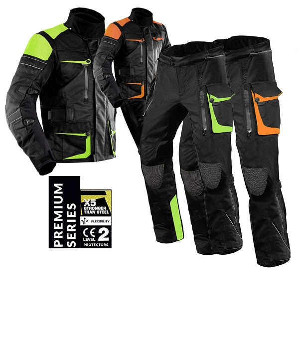 TÄYDELLINEN SAKTI PREMIUM DYNATECH KEVLAR 17092:2020 VEDENPITÄVÄ MOOTTORIPYÖRÄN TÄYSPUKU