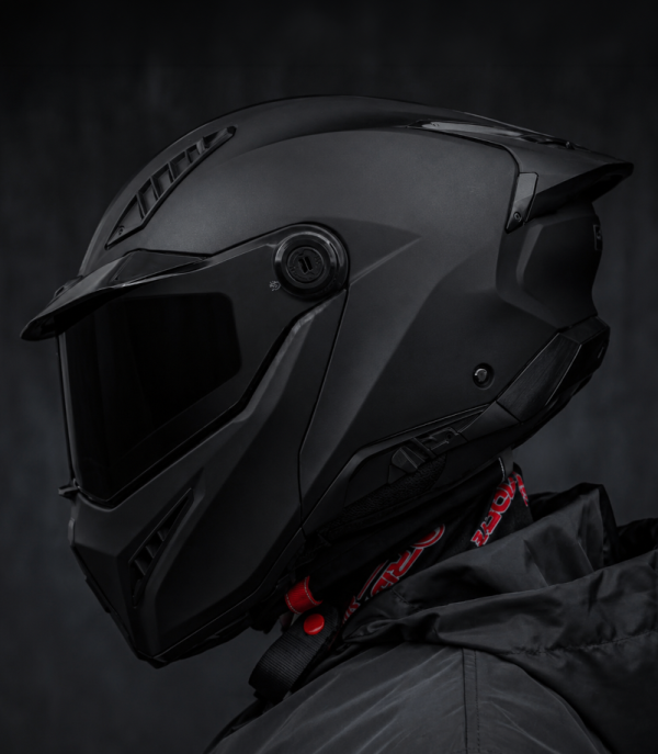 Ghost Dark Aero Edition 22-06 Matt Black Avattava Mp-Kypärä