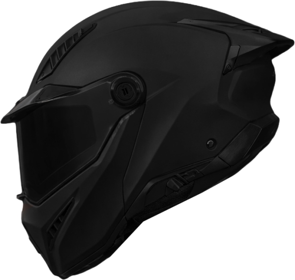 Ghost Dark Aero Edition 22-06 Matt Black Avattava Mp-Kypärä