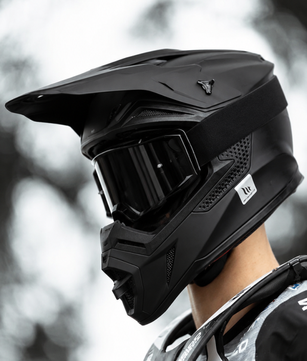 Mt Sniper Matt Black Motocross Cross Kypärä 