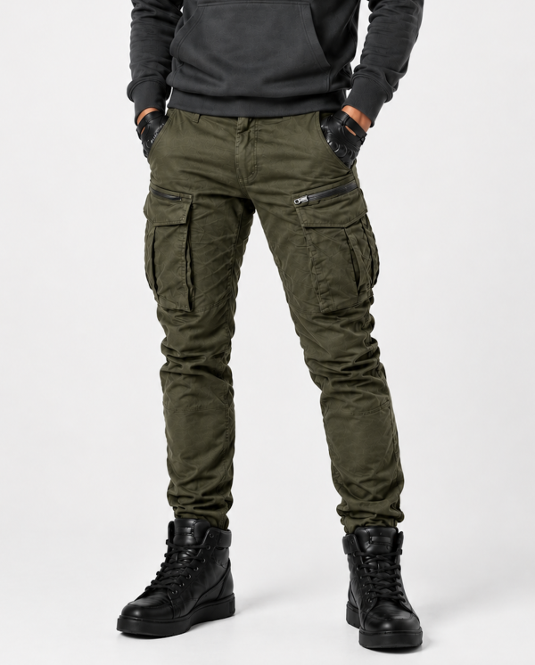 Streetcargo Armygreen Ce-Aa Vettä Hylkivät Kevlar Moottoripyörähousut
