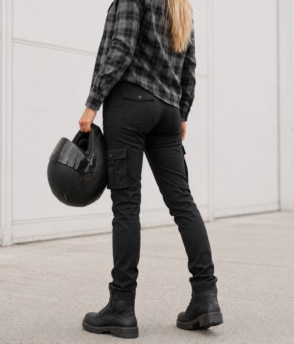 Lady Cargo Touring Vedenpitävä Ce 17092 Leggings Biker Mc Pants Mcv