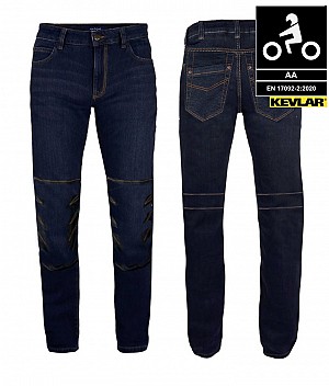 Kevlar Jeans Blue - Tavallinen jalka CE AA Stretch Mc -farkut - MCV