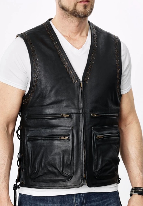 Mc West Thor Black Leather Lest Mcv