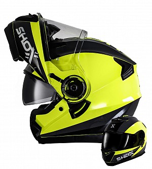 Shox Destination Crank Gloss Hi-vis Flip Front Ece R22.06 Mp KypÄrÄ