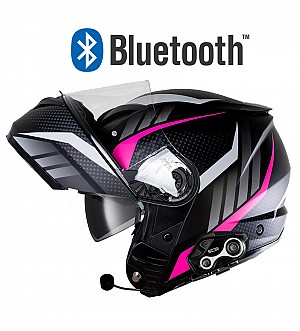 Pink Bluetooth Matta Xszm 908 S8x Bluetooth 5.0 MoottoripyÖrÄkypÄrÄ