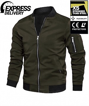 Kevlar Bomber -takki Ce Aa 17092:2020 Army Green Mc -takki - Mcv