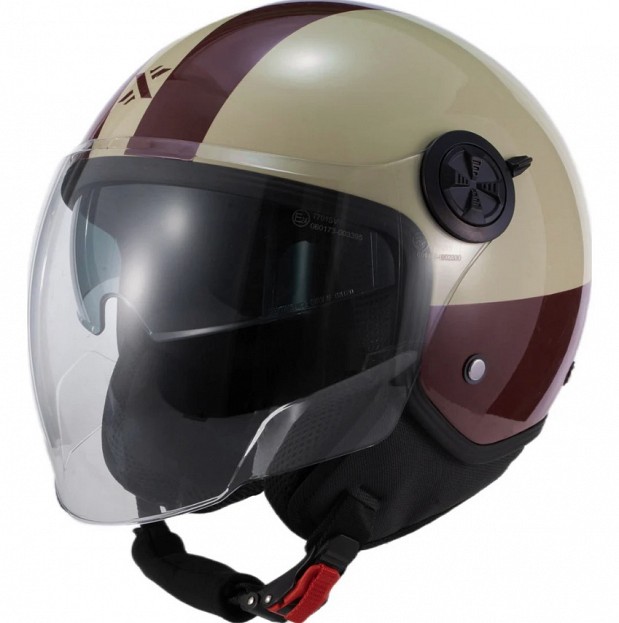 Shox Interceptor Sv Ranger Open Face Gloss Burgundy Sand Mc Hjelm